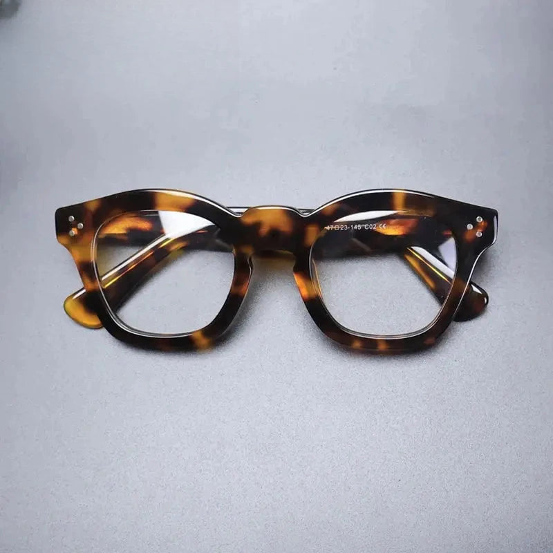 Unisex Square Full Rim Acetate Prescription Glasses Gxyj1480 — view 1 | Rx Spectacle