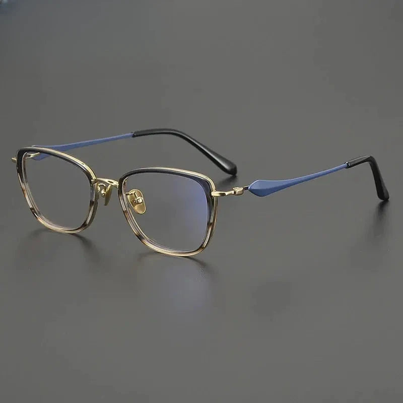 Unisex Cat Eye Full Rim Titanium Prescription Glasses Gxyj2027 — view 1 | Rx Spectacle