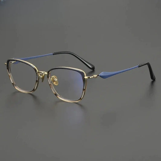 Unisex Cat Eye Full Rim Titanium Prescription Glasses Gxyj2027 — view 1 | Rx Spectacle