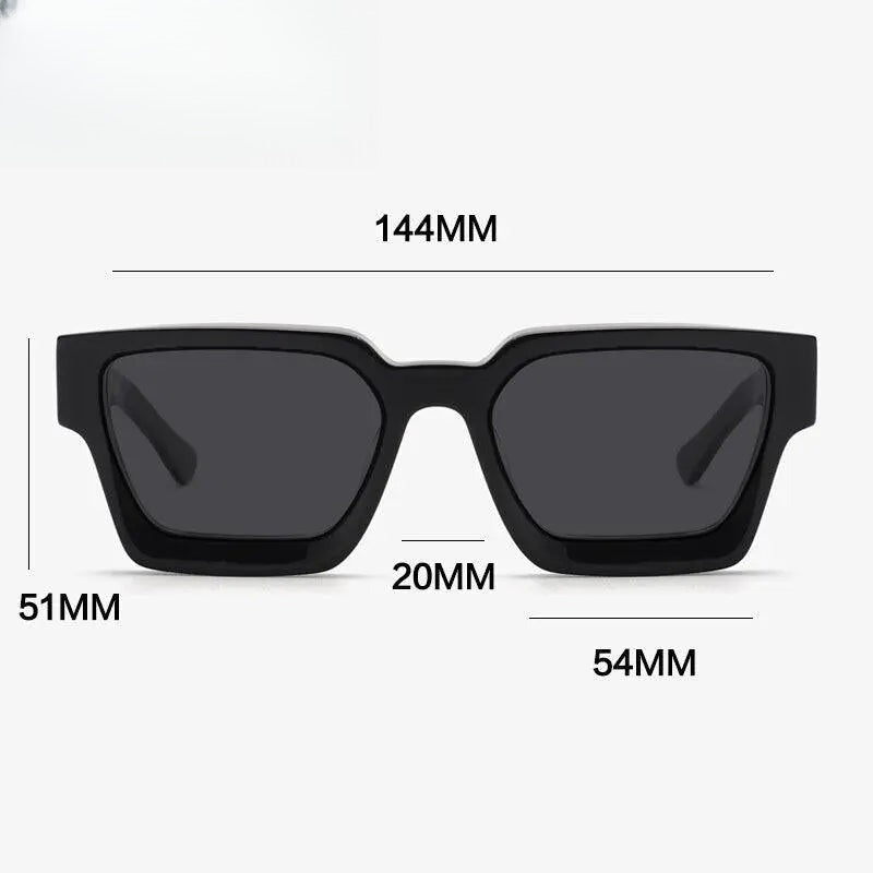 Women's Rectangular Full Rim Acetate Prescription Glasses Tyj66 — view 5 | Rx Spectacle