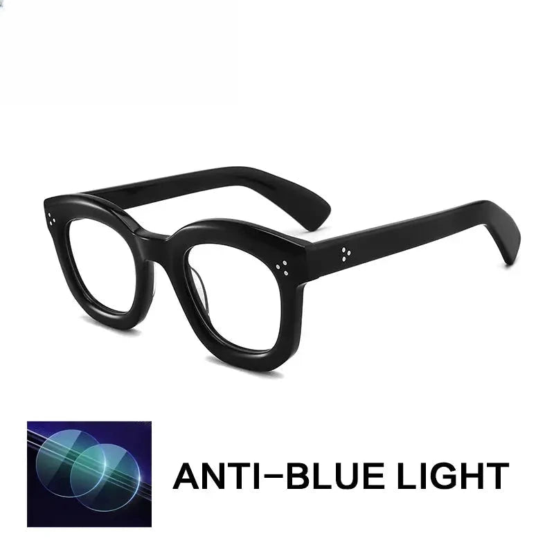Unisex Square Full Rim Acetate Reading Glasses G2415 — view 7 | Rx Spectacle