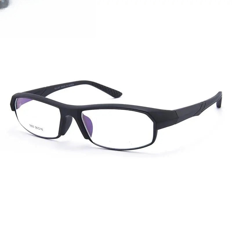Men's Rectangular Full Rim Titanium Sports Glasses 1805 — view 15 | Rx Spectacle