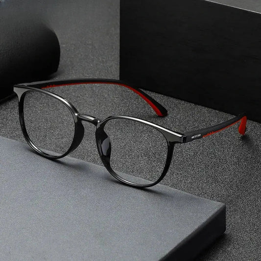 Women's Round Full Rim Titanium Prescription Glasses 81364 — view 1 | Rx Spectacle
