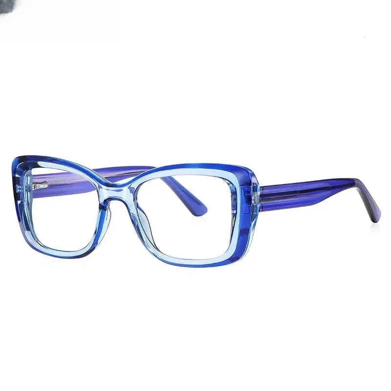 Women's Square Full Rim TR90 Reading Glasses 2147 — view 7 | Rx Spectacle