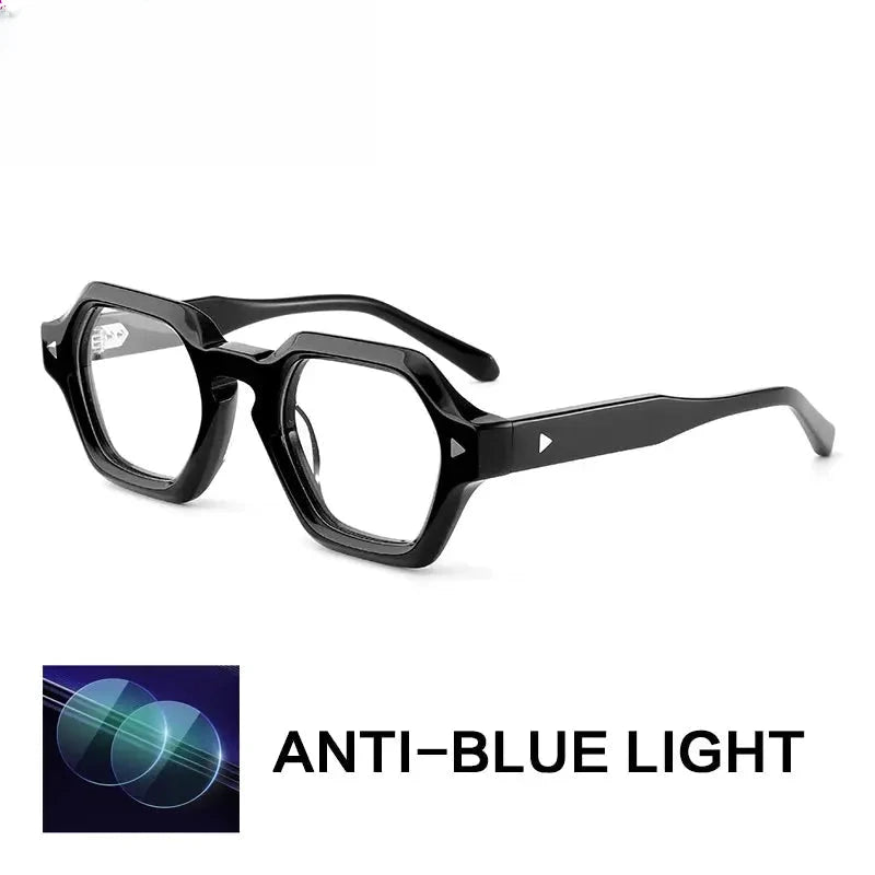 Unisex Polygon Full Rim Acetate Reading Glasses G66307 — view 6 | Rx Spectacle