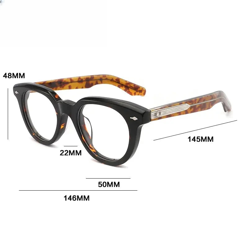 Unisex Oval Full Rim Acetate Reading Glasses Gxyj91123 — view 2 | Rx Spectacle