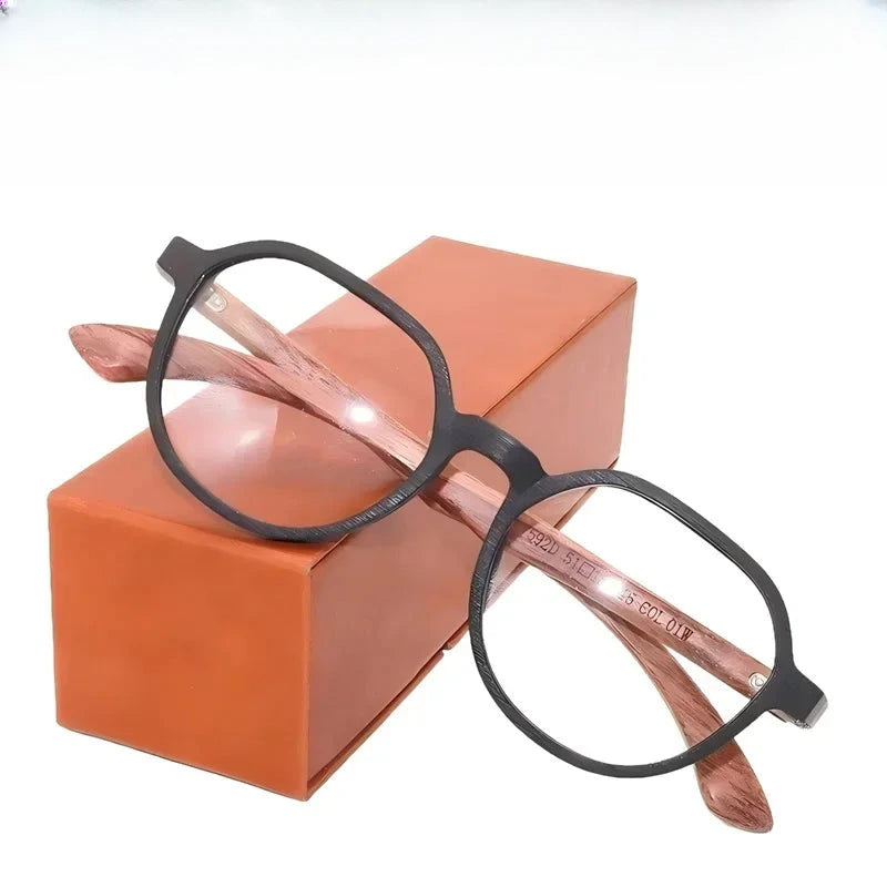 Women's Round Full Rim Acetate Prescription Glasses 759200 — view 1 | Rx Spectacle