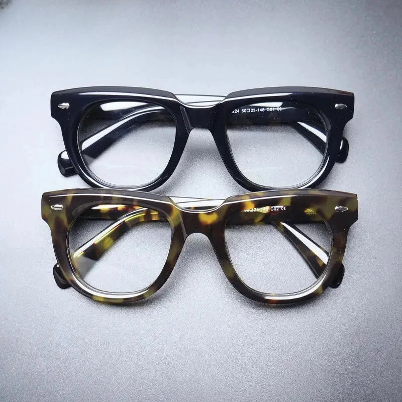 Unisex Square Full Rim Acetate Prescription Glasses Gxyj1470 — view 2 | Rx Spectacle