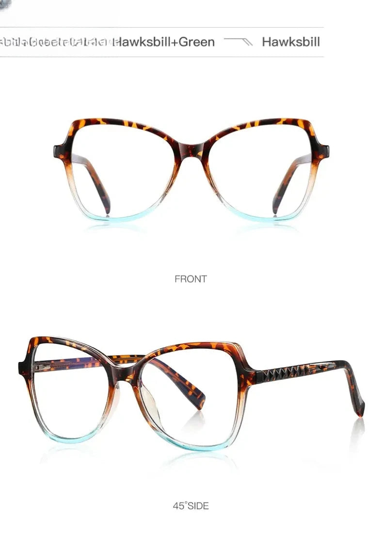 Women's Cat Eye Full Rim Plastic Reading Glasses 2137 — view 14 | Rx Spectacle