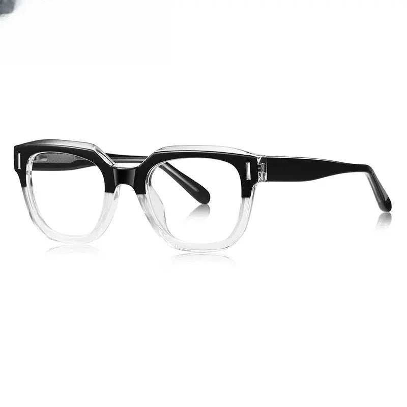 Unisex Round Full Rim Titanium Prescription Glasses 54009 — view 6 | Rx Spectacle