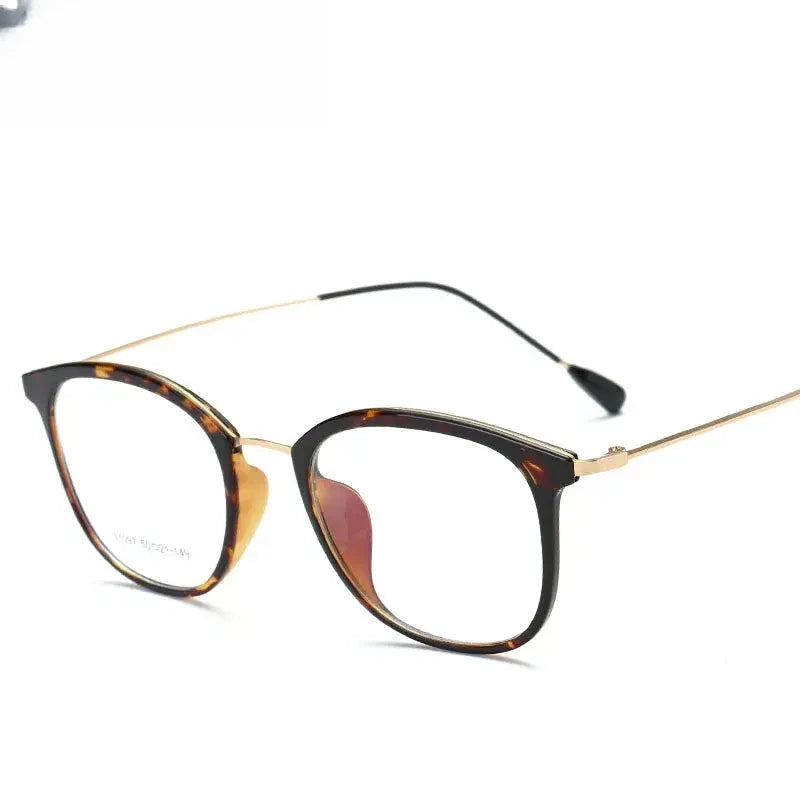 Women's Square Full Rim Titanium Prescription Glasses 541097 — view 6 | Rx Spectacle