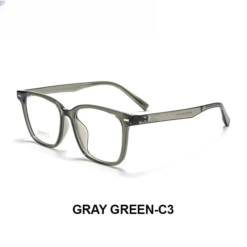 Women's Square Full Rim Titanium Prescription Glasses 51020 — view 3 | Rx Spectacle