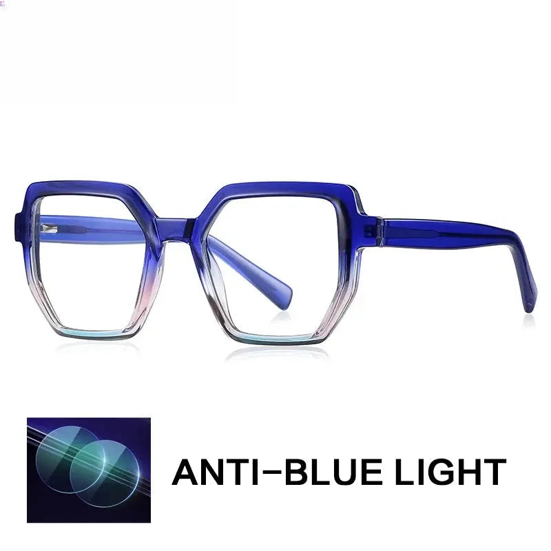 Women's Cat Eye Full Rim Titanium Reading Glasses G2143 — view 6 | Rx Spectacle
