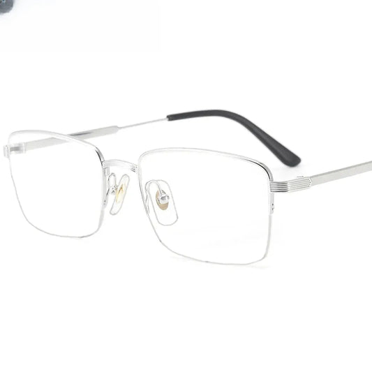 Women's Square Full Rim Titanium Prescription Glasses 303480 — view 1 | Rx Spectacle