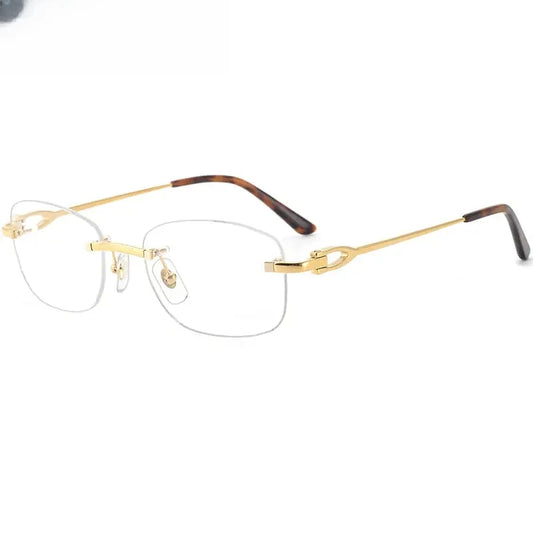 Women's Oval Rimless Titanium Prescription Glasses 310290 — view 1 | Rx Spectacle