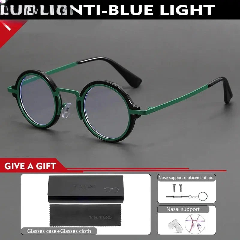 Unisex Round Full Rim TR90 Reading Glasses 10124 — view 4 | Rx Spectacle