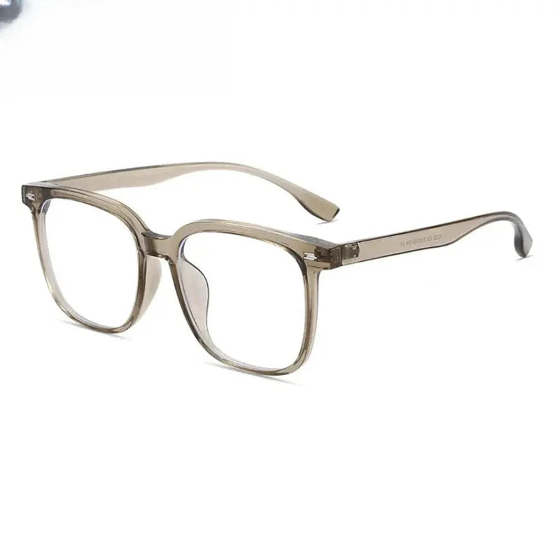 Unisex Square Full Rim Titanium Prescription Glasses 9056 — view 5 | Rx Spectacle