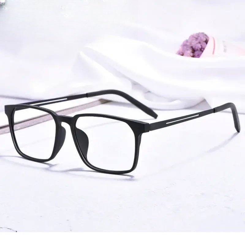 Unisex Square Full Rim Titanium Prescription Glasses 887824 — view 1 | Rx Spectacle