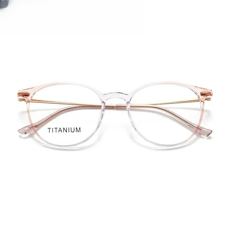 Women's Square Full Rim Titanium Prescription Glasses 657017 — view 3 | Rx Spectacle