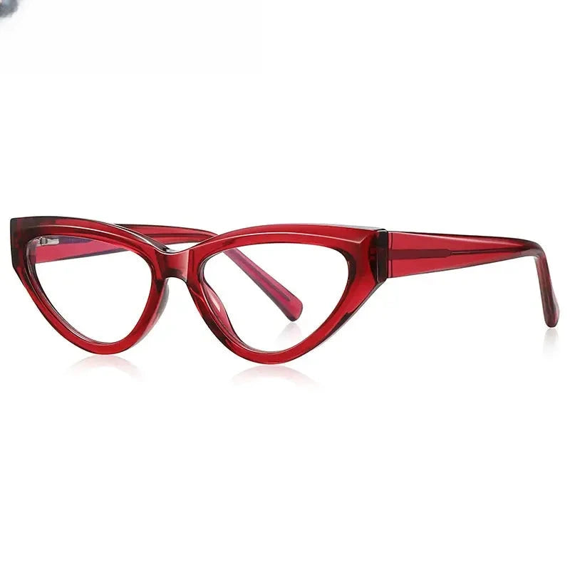 Women's Cat Eye Full Rim Titanium Prescription Glasses 312153 — view 5 | Rx Spectacle