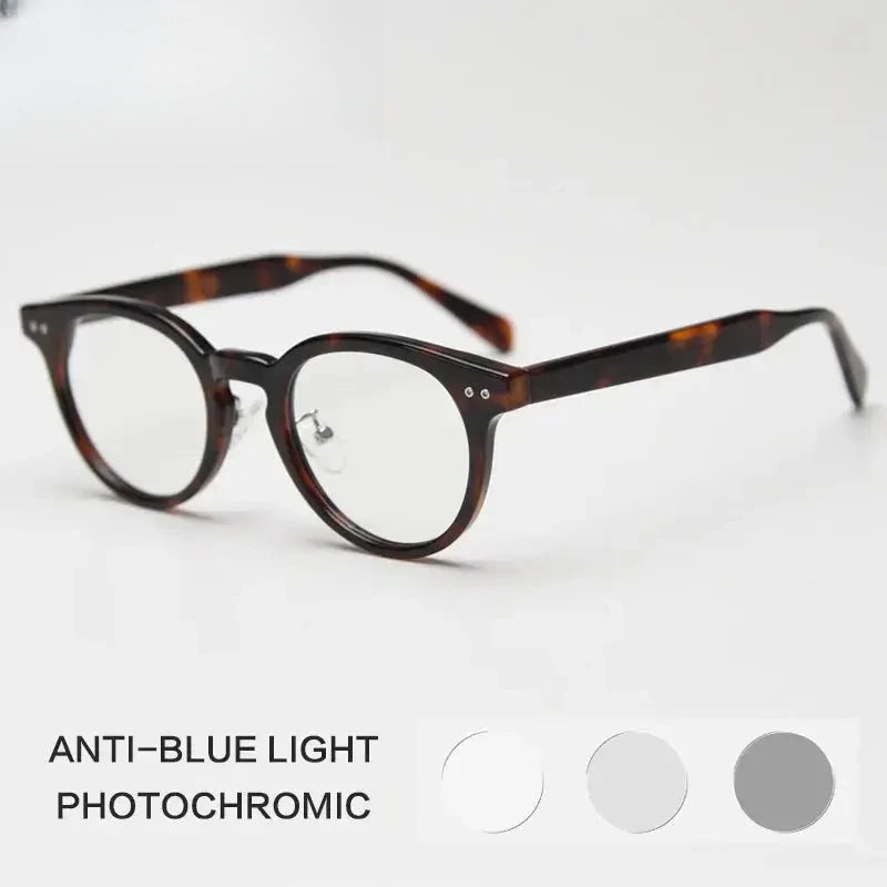 Square Full Rim Titanium Reading Glasses G83078 — view 3 | Rx Spectacle