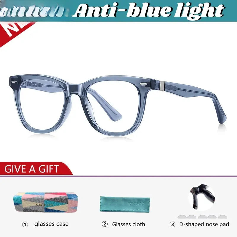 Women's Butterfly Full Rim Titanium Reading Glasses 512230 — view 5 | Rx Spectacle