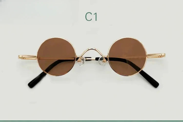 Unisex Round Full Rim Alloy Prescription Glasses 3836 — view 11 | Rx Spectacle