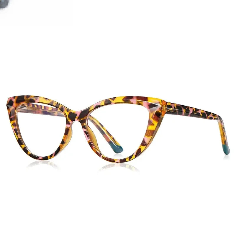 Women's Cat Eye Full Rim Reading Glasses Pfd2152 — view 7 | Rx Spectacle