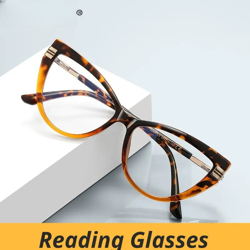 Women's Cat Eye Full Rim TR90 Reading Glasses 392264 — view 1 | Rx Spectacle