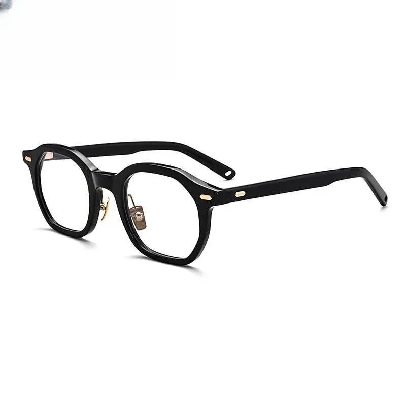 Unisex Square Full Rim Acetate Prescription Glasses Gxj33 — view 9 | Rx Spectacle