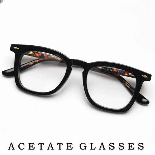 Unisex Square Full Rim Acetate Prescription Glasses 98624 — view 1 | Rx Spectacle