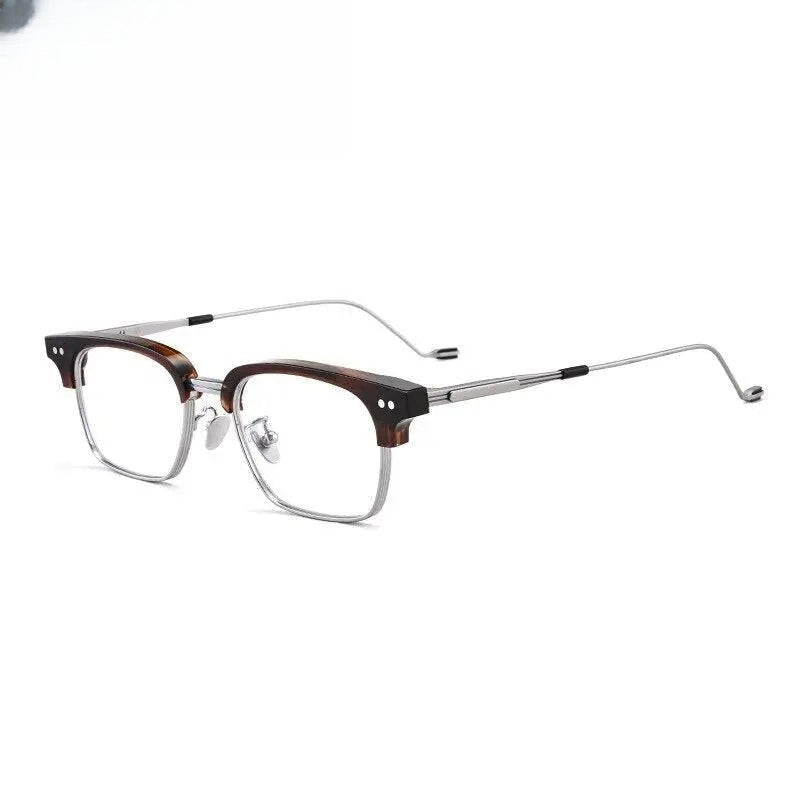 Unisex Square Full Rim Acetate Prescription Glasses Gxyj184 — view 3 | Rx Spectacle