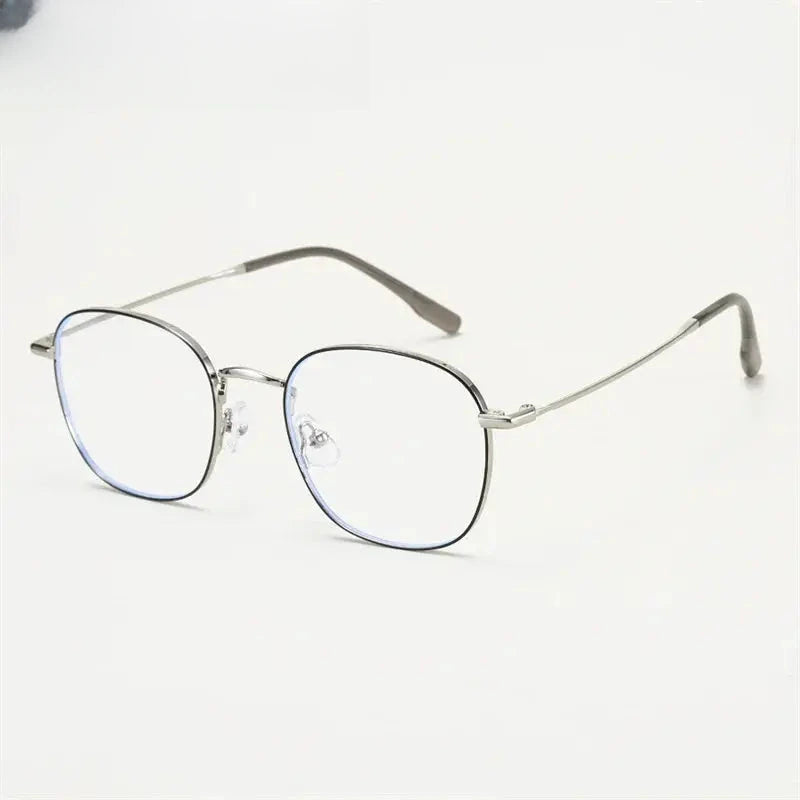 Women's Oval Full Rim Alloy Prescription Glasses 70168 — view 4 | Rx Spectacle