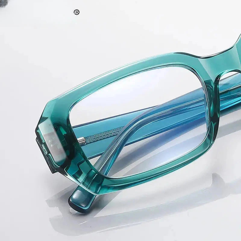 Women's Square Full Rim TR90 Reading Glasses 2154 — view 2 | Rx Spectacle