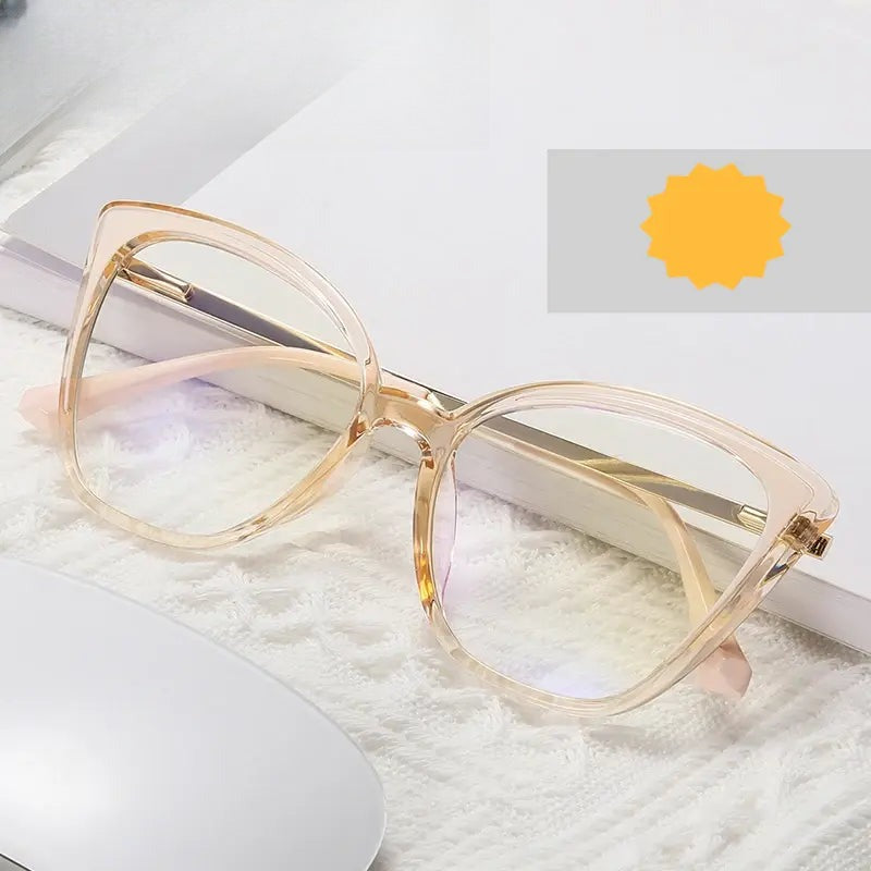 Women's Cat Eye Full Rim TR90 Prescription Glasses 95810 — view 1 | Rx Spectacle