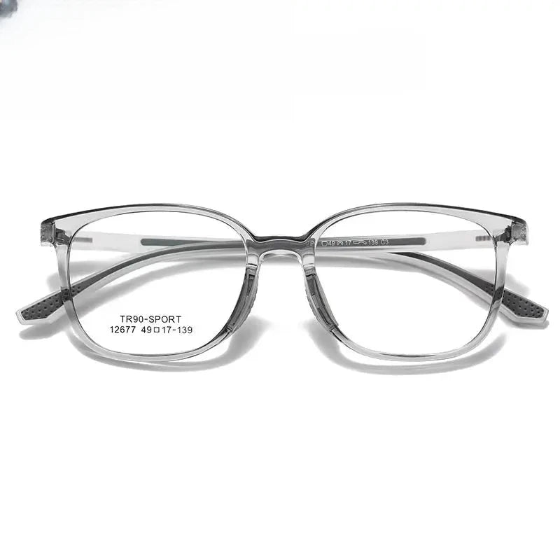 Women's Square Full Rim TR90 Prescription Glasses 612677 — view 8 | Rx Spectacle