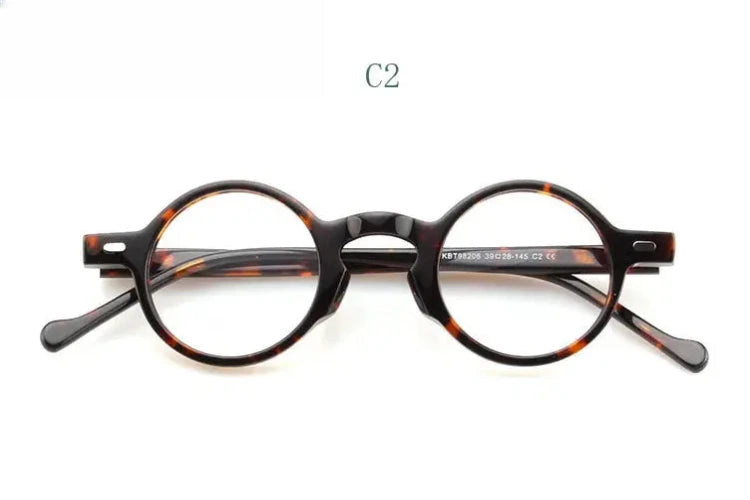 Women's Round Full Rim Acetate Prescription Glasses 13628 — view 3 | Rx Spectacle