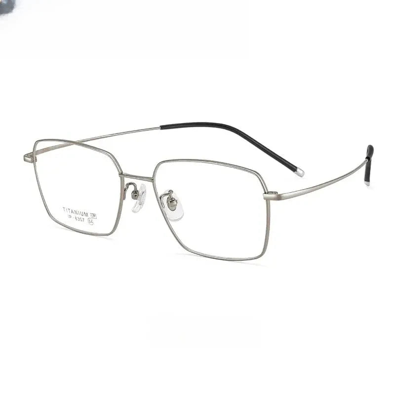 Men's Polygon Full Rim Titanium Prescription Glasses 616307 — view 4 | Rx Spectacle
