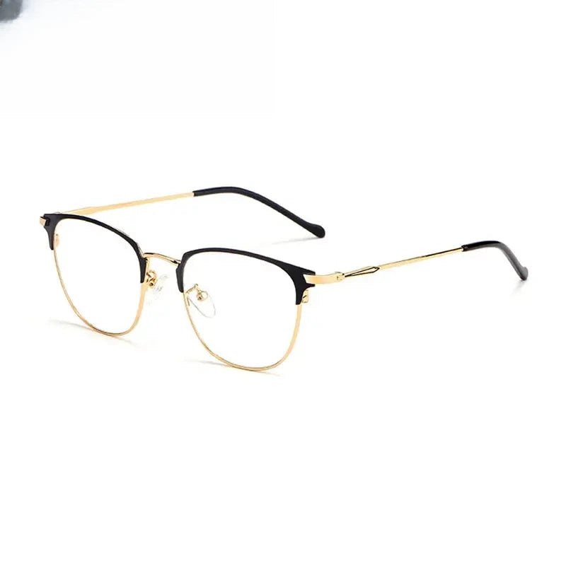 Unisex Oval Full Rim Alloy Prescription Glasses 883389 — view 5 | Rx Spectacle