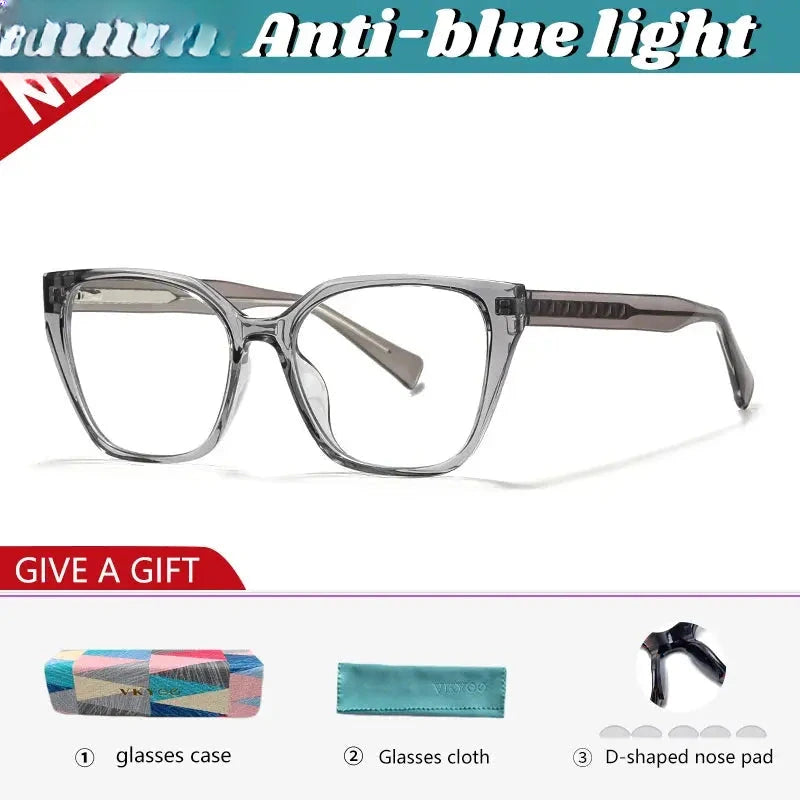 Women's Square Full Rim TR90 Reading Glasses 727017 — view 7 | Rx Spectacle
