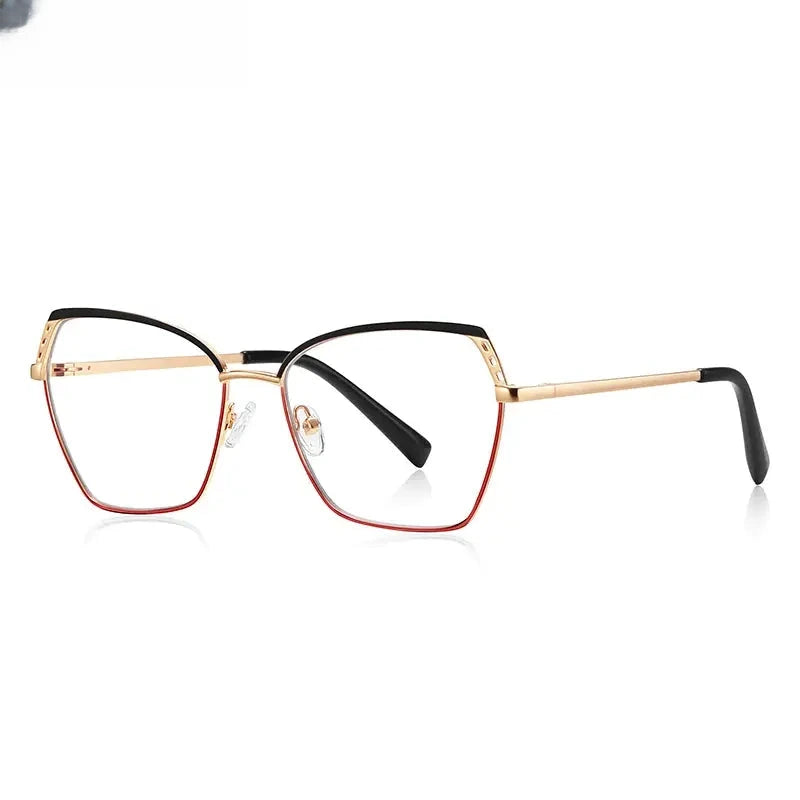 Women's Polygon Full Rim Alloy Reading Glasses 3110 — view 8 | Rx Spectacle