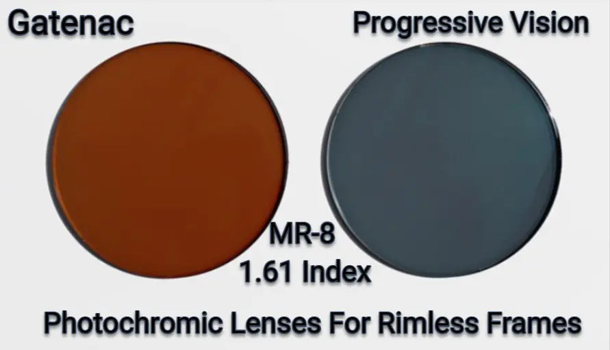 1.61 Index MR-8 Progressive Photochromic Lenses — view 1 | Rx Spectacle