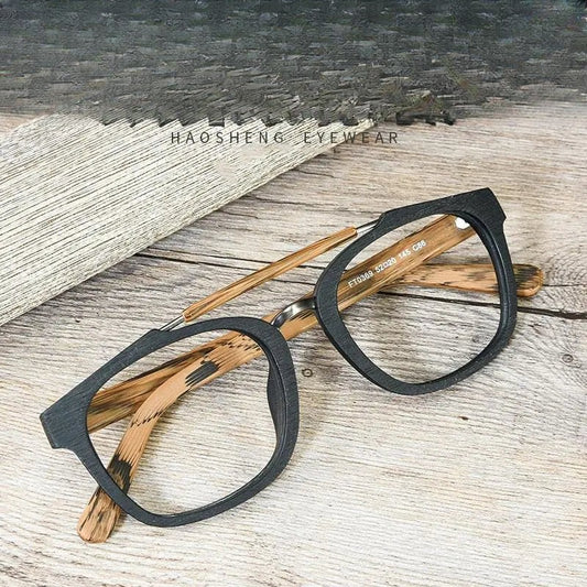 Men's Square Full Rim Alloy Double Bridge Prescription Glasses Ft0369 — view 1 | Rx Spectacle