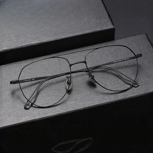 Unisex Oval Full Rim Double Bridge Prescription Glasses 881016 — view 1 | Rx Spectacle