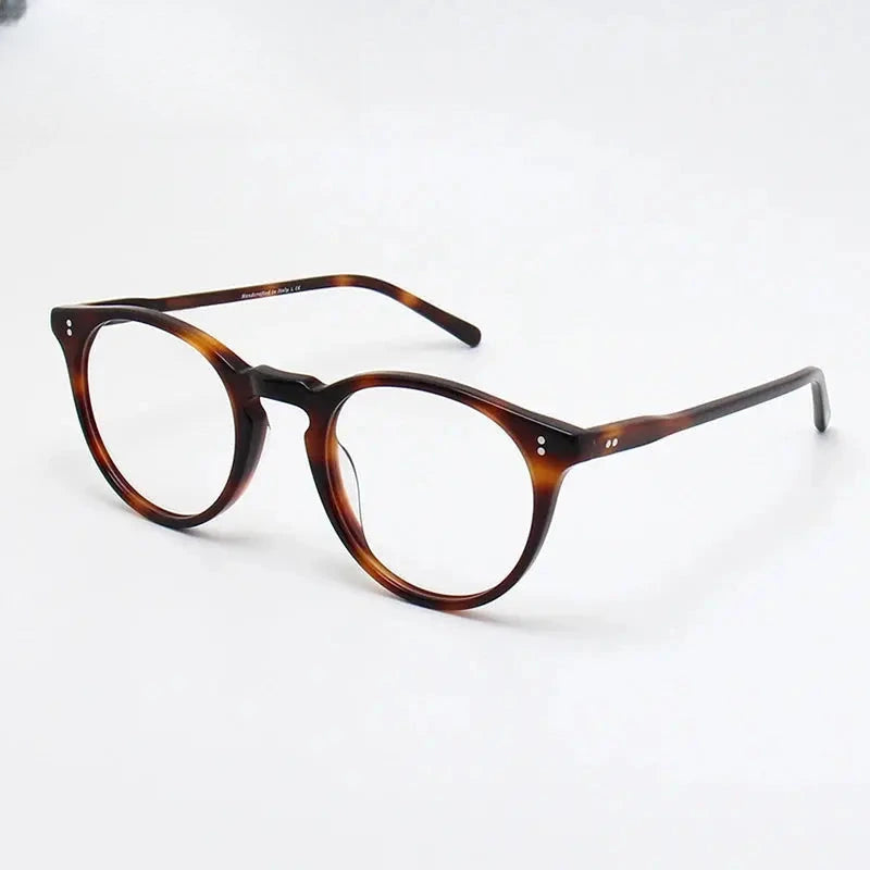 Women's Round Full Rim Acetate Prescription Glasses 795183 — view 2 | Rx Spectacle