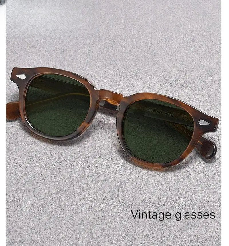 Unisex Round Full Rim Acetate Prescription Glasses 21021 — view 9 | Rx Spectacle