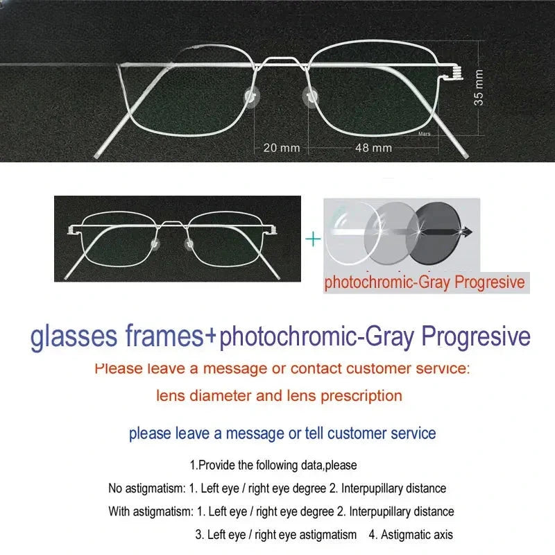 Unisex Oval Full Rim Stainless Steel Screwless Prescription Glasses 61425 — view 23 | Rx Spectacle