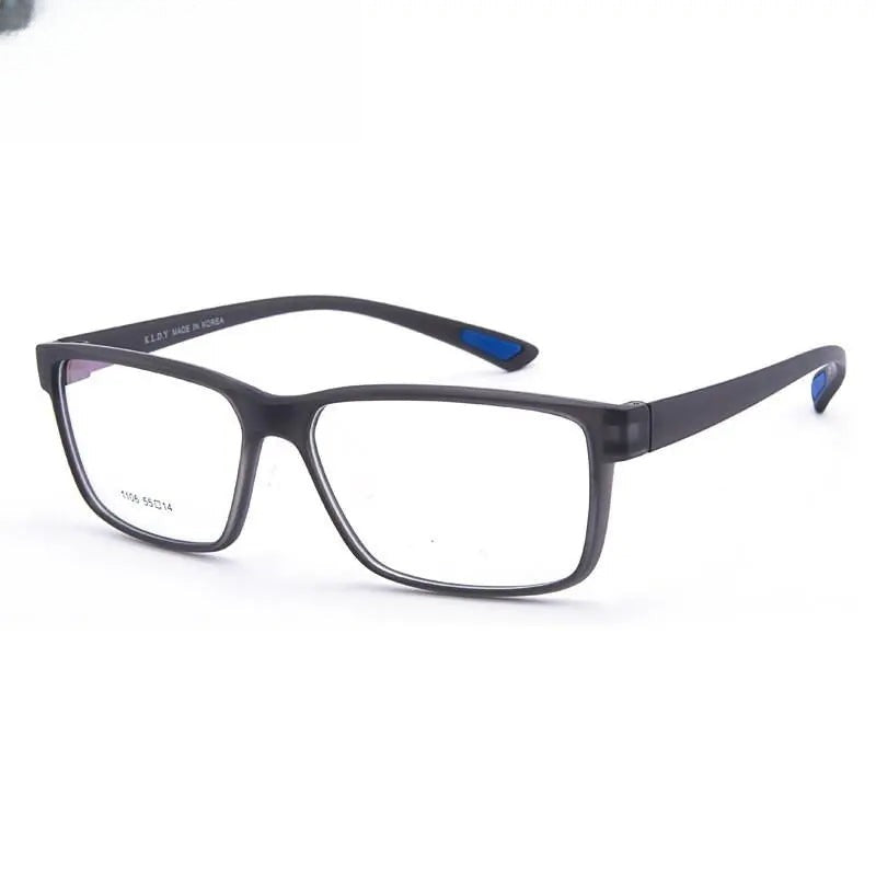 Men's Square Full Rim Titanium Oversized Sports Glasses 1106 — view 12 | Rx Spectacle