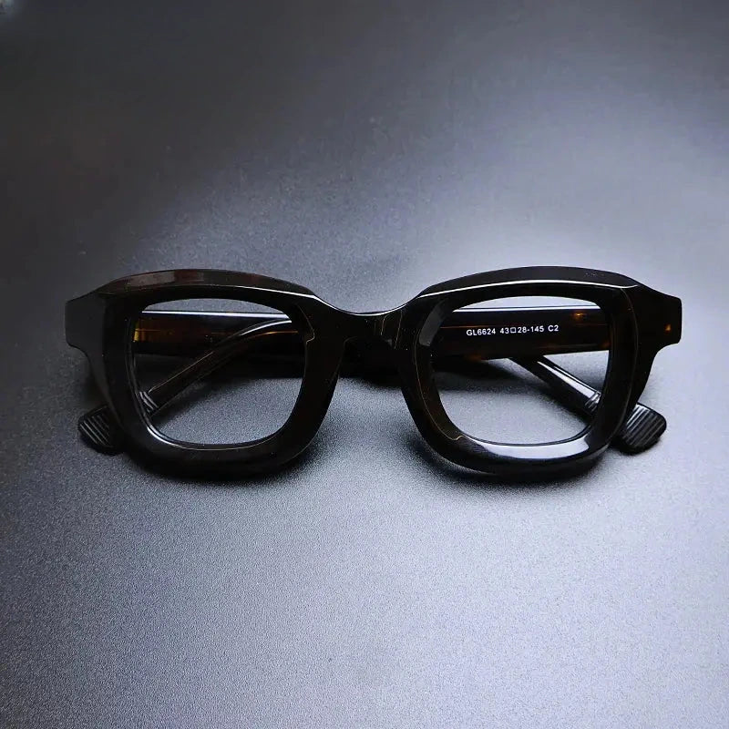 Unisex Square Full Rim Acetate Prescription Glasses Gxyj1145 — view 2 | Rx Spectacle