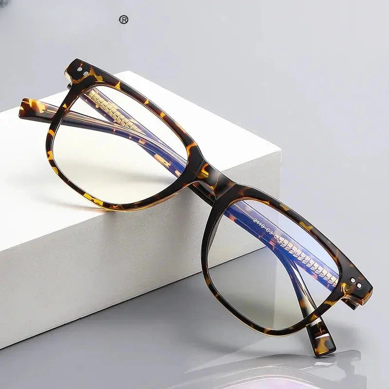 Women's Square Full Rim Plastic Reading Glasses Pfd2119 — view 1 | Rx Spectacle